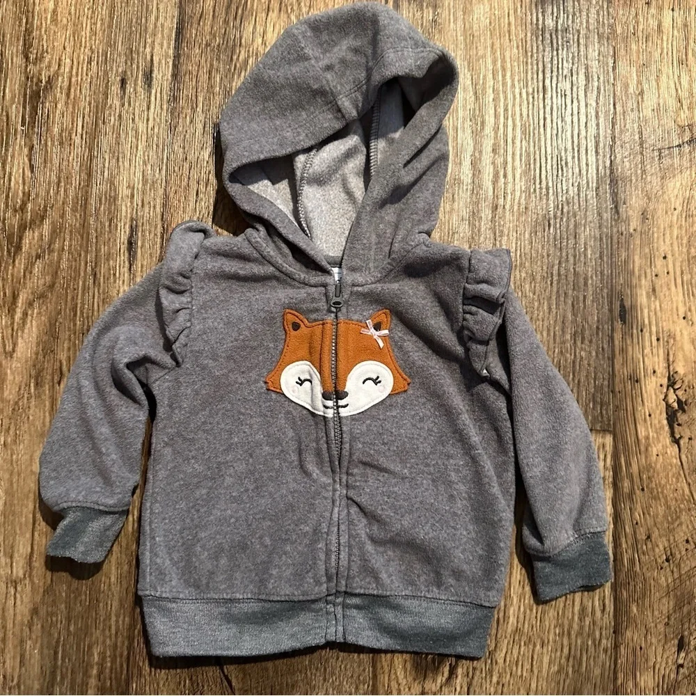 Baby Girl 6-9M Clothing Bundle Carter’s Wonder Nation Hoodie Bodysuit Tee‎ Set